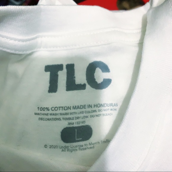 TLC Lefteye Tboz Chili 1992 Short Blue Short Sleeved T Shirt - Picture 7 of 9